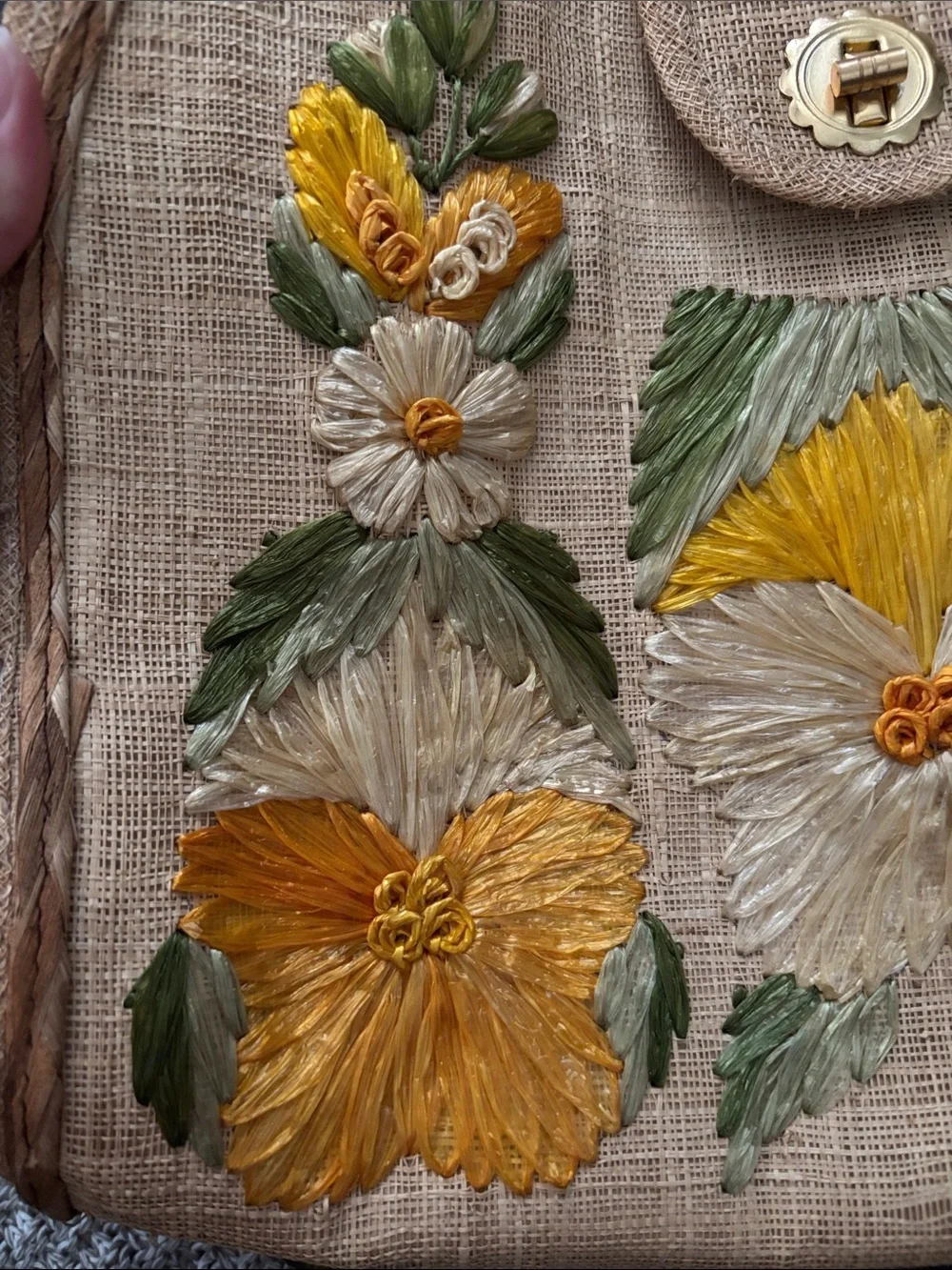 Bags by Whidby vintage straw